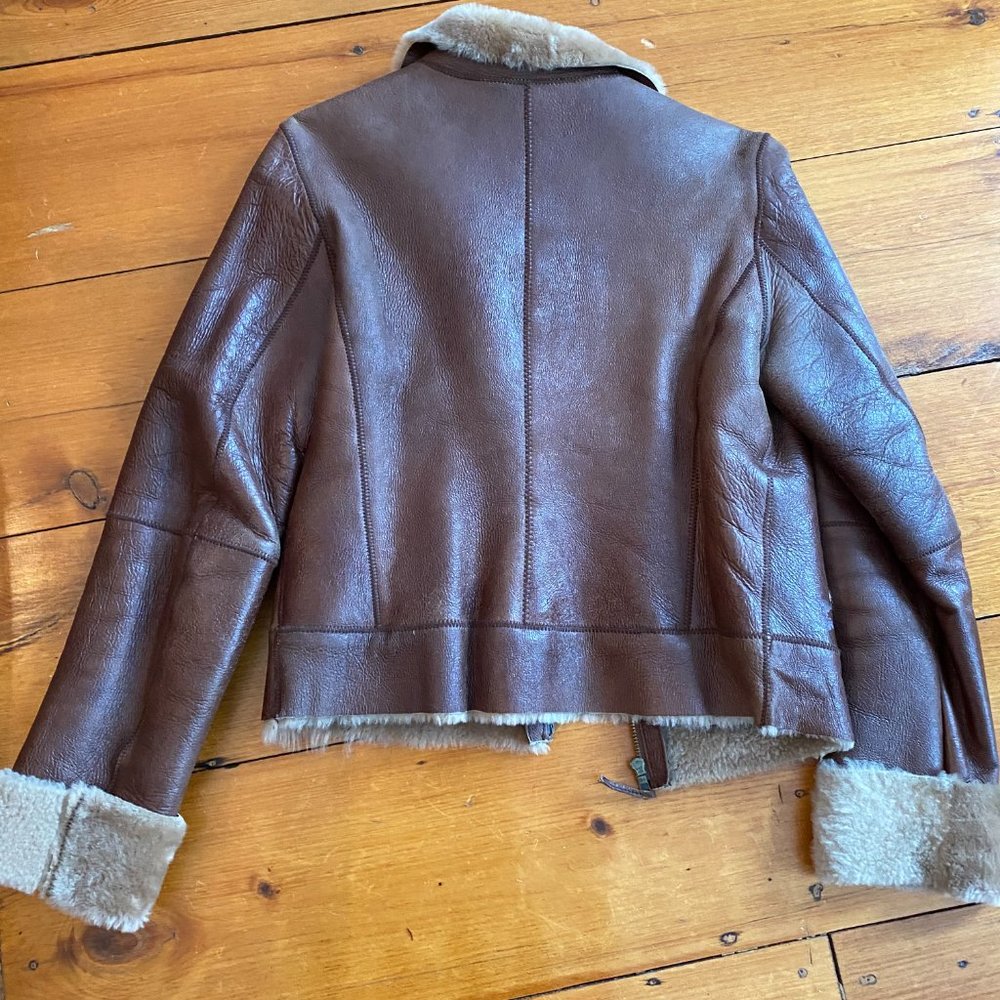 Authentic shearling bomber jacket - Picture 2 of 4